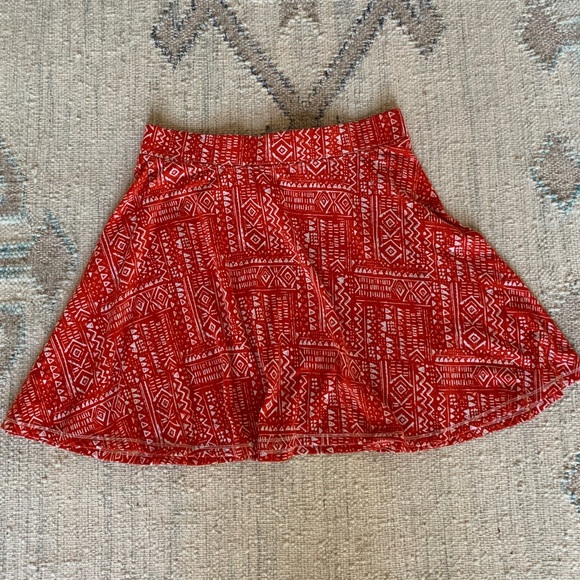 Target Red & white patterned circle skirt for summer - Picture 1 of 5